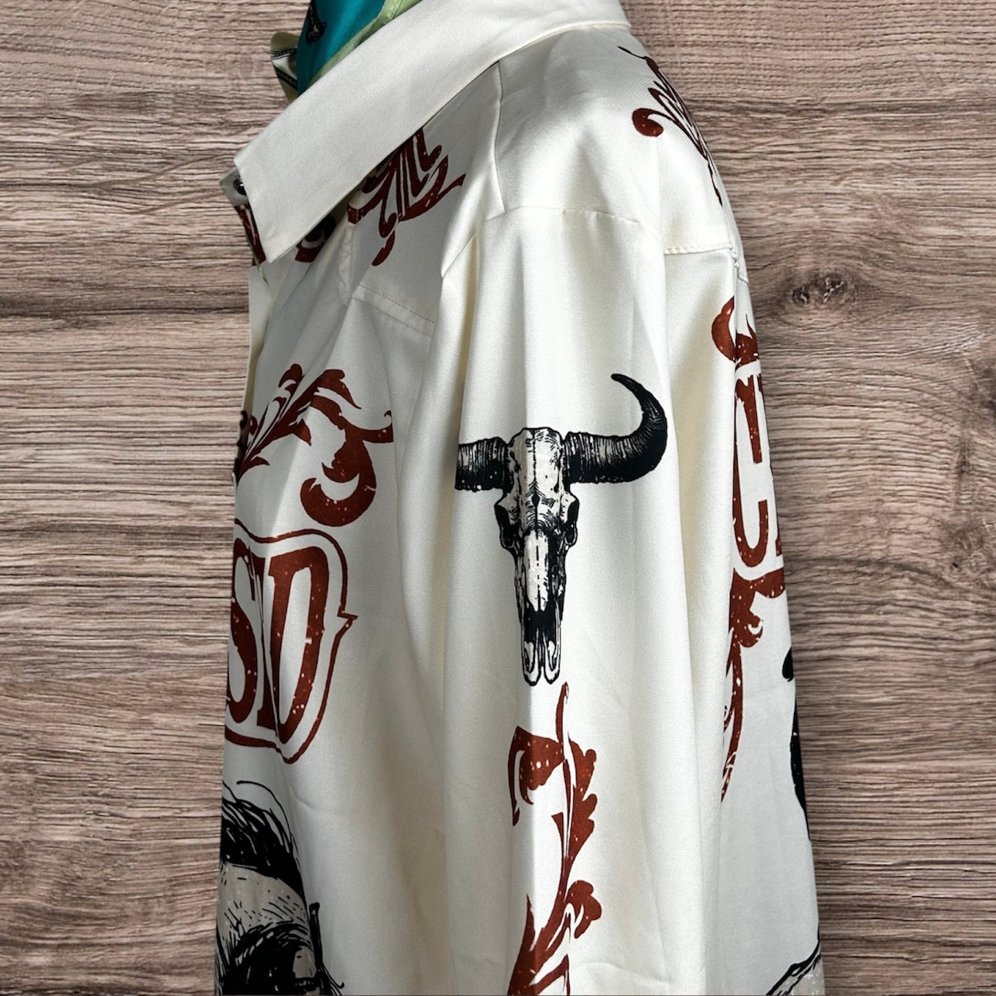 Horse Rider Women's Dress Shirt Cowgirl Western Snap Button